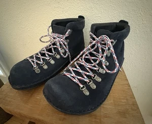 Birkenstock Ankle Suede Hiking Boots Blue Size EU 42   - Picture 1 of 7