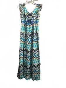 Vintage Prinzessin Kaiulani Maxikleid mit Rüschenärmeln Größe 6 - Bild 1 von 11