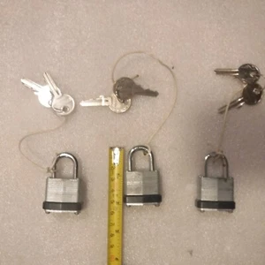 Abus #41 lot of 3 keyed differently - Picture 1 of 1