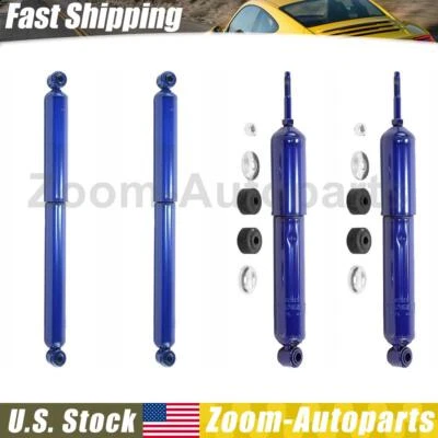 Fits 1999 2000 2001 2002 2003 2004 GMC Sierra 2500 Monroe Front Rear Shocks - Image 1 of 4