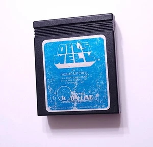OILS WELL Atari 400 800 1200 XL / XE A8 Game cartridge - Picture 1 of 2