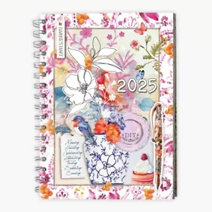 2025 Daphne's Diary Journal Notebook Ringbound Spiral Planner Book Magazine - Picture 1 of 5