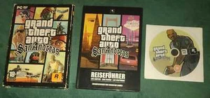 Grand Theft Auto SAN ANDREAS - COMPLETE PC DVD Video Game - German Guide Version - Picture 1 of 9