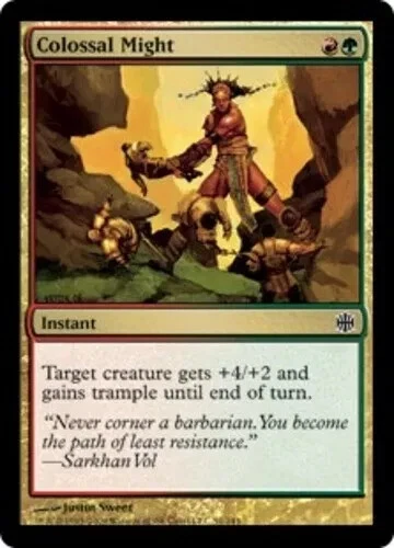 Colossal Might - Mtg Alara Reborn - Magic the Gathering Card - Image 1 of 1