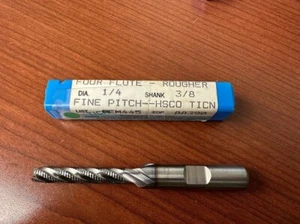 NIAGARA CUTTER 88390 4FL ROUGHTER 1/4"X3/8" FP TICN REM445 - Picture 1 of 1