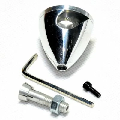 2 slot Aluminum Spinner 44mm 1.75in for 4mm shaft motor propeller RC model plane - Image 1 of 4