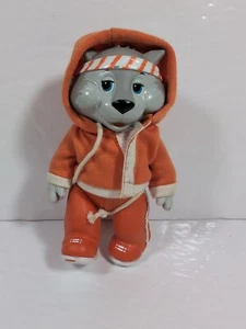 1984 Tomy Get Along Gang Reißverschluss Katze bewegliche Vinylfigur - Vintage 1980er Jahre Retro! - Bild 1 von 14
