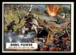 1962 Topps Civil War #4 Rebel Power NM *d3