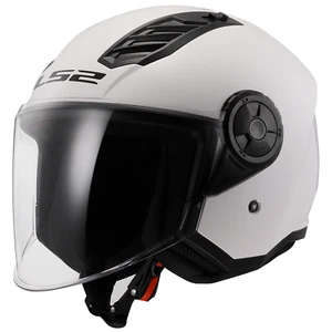Casco de motocicleta LS2 OF616 Airflow 2 blanco brillante - Imagen 1 de 8