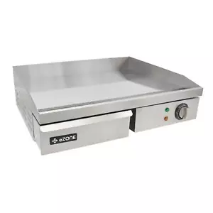 Plancha Eléctrica Comercial eZone Cromo Zona Única 50cm 3kW 230V - Imagen 1 de 7