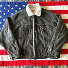 🇺🇸 Made in USA Levi’s 70609-0270 Sherpa type 3 Black Denim Jacket