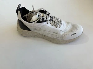 HUGO Men's Sneakers Wayne Runn SMEBL In 100 White - Picture 1 of 5