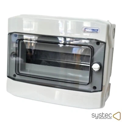 SCHRACK (ÖSTERREICH) Sicherungsverteiler Unterverteiler Kleinverteiler 1-reihig 12TE AP IP65 Aufputz