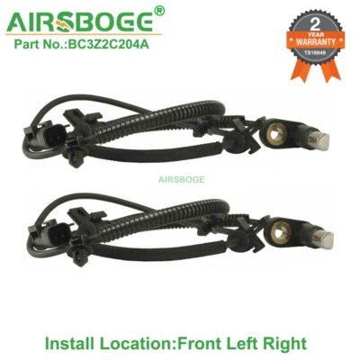 2X Sensor de velocidad de rueda ABS delantero izquierdo derecho para Ford F-250 F-350 F-450 Super Duty Foto 1 de 4