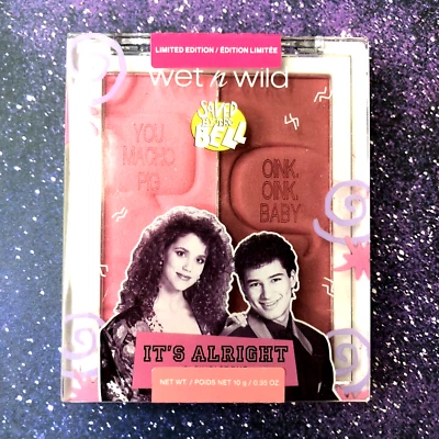 Wet n Wild ~ Saved by the Bell Face Duo- IT'S ALRIGHT Glow Face Duo - Image 1 of 4