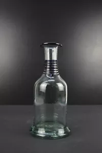 Gerresheimer Glashütte Glasflasche mit Fadenauflage Vase 1974 - Bild 1 von 6