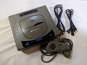 Sega Saturn Console Gray With Controller & Cords Japanese Version Used - Picture 1 of 7