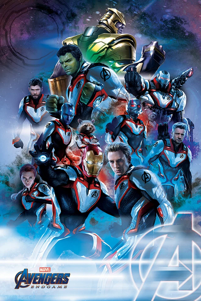 Avengers: Endgame Quantum Realm Suits Poster Wandposter Maxiposter 61x91,5 cm