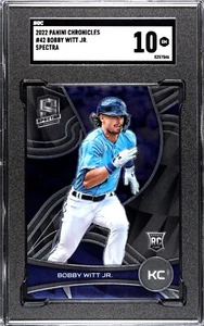 2022 Panini Chronicles Spectra #42 Bobby Witt Jr. Rookie SGC 10 GEM MINT RC - Picture 1 of 2