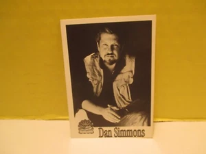 Booksmith Author Trading Card #408 DAN SIMMONS 2000 for DARWIN'S BLADE - Picture 1 of 2