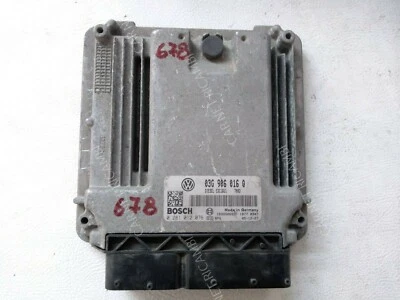 0281012076 BOSCH EDC16U1 03G906016Q CENTRALINA MOTORE VW GOLF V 1.9 TDI 77KW BKC - Immagine 1 di 4