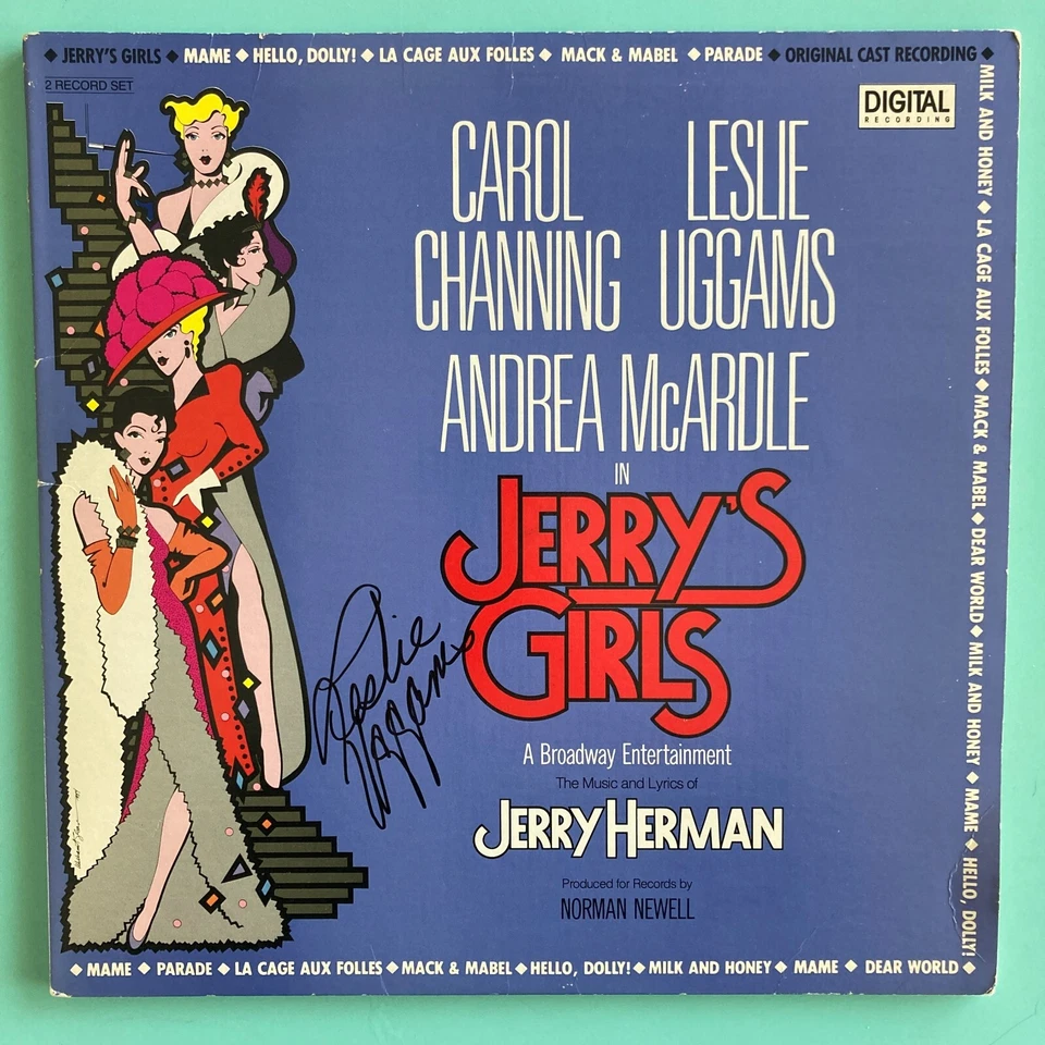 Signed by Leslie Uggams Jerry's Girls 2-LP in Gatefold  ORIGINAL CAST RECORDING - Image 1 of 4