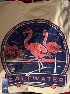 Izod Saltwater Shirt Men’s Medium Short Sleeve American Classic Graphic NWT - Picture 1 of 4