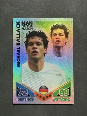 Match Attax 2010 World Cup Michael Ballack Man of the Match - Image 1 of 2