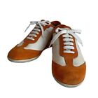 Hermes Sneakers Leather H Suede Brown Women's Size US 7 Authentic