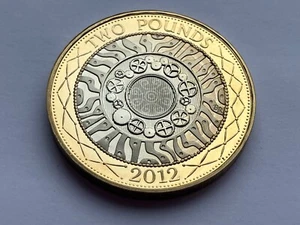Simply Coins~ 2012 PROOF TWO 2 POUND TECHNOLOGY - Picture 1 of 5