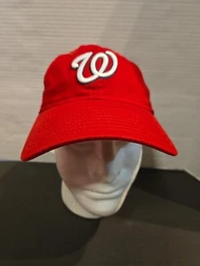 Washington Nationals Hat Cap Adjustable New Era 9Twenty Red MLB Baseball - Picture 1 of 4