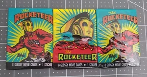 NEW 1991 Topps The Rocketeer Movie Trading Cards 3 Sealed Packs vintage unopened - Picture 1 of 9