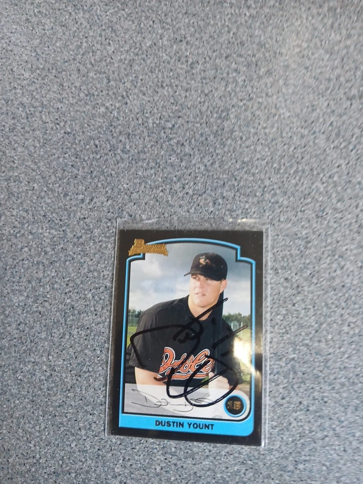 Dustin Yount Signed In Person 2003 Bowman Rookie Card - Image 1 of 1
