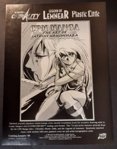 CPM MANGA All Lustre Chrome Collector Cards ~ Vintage Magazine PRINT AD 1998 - Picture 1 of 1