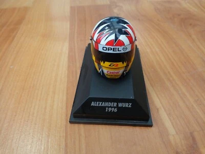 MINICHAMPS 1/8 Classico Alessandro Wurz 1996 Opel Itc Gara Colpo Casco F1 - Immagine 1 di 2