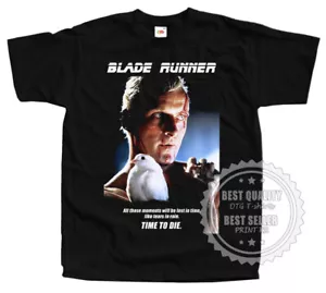 BLADE RUNNER v38 T-shirt Tee Roy Batty Poster BLACK Shirt sizes S to 5XL - Picture 1 of 2