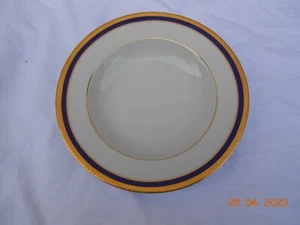 Zuppa Smyphony bordo oro e blu di Haviland - Foto 1 di 2