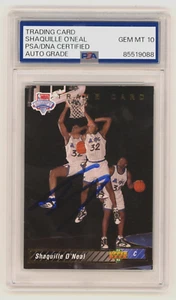 Shaquille O'Neal 1992-93 Upper Deck NBA Draft #1B RC Signed PSA 10 Auto Shaq - Picture 1 of 1
