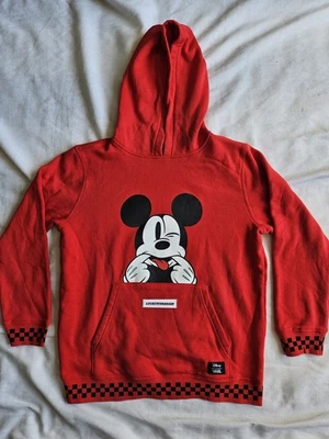 Sudadera con Capucha Vans X Disney Mickey Mouse Funhouse 100 Aniversario Roja Juvenil Grande/L Foto 1 de 4