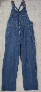Big Bill Men's Denim Bib w/ Zip Front Closure in Medium Wash (Style 92); Size 38 - Picture 1 of 15
