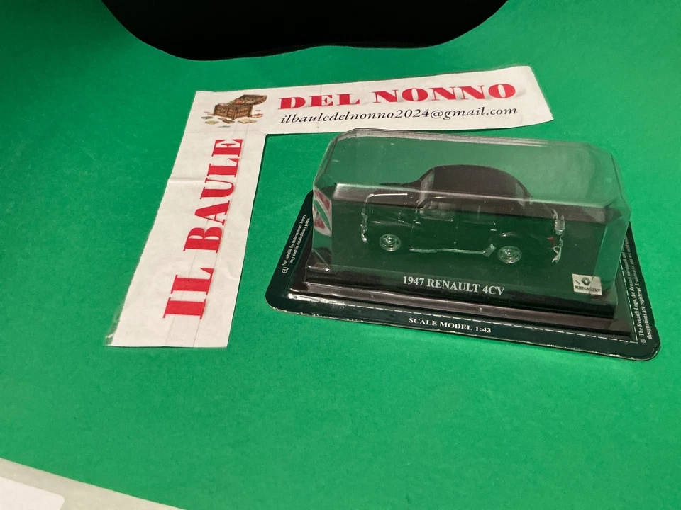 DEL PRADO modellino auto 1947 RENAULT 4 CV scala 1:43 - NUOVA MAI APERTA - Immagine 1 di 1