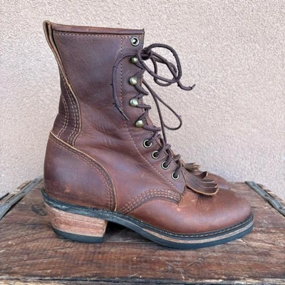 Bota empacadora con cordones Durango vintage Foto 1 de 4