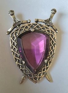 Vintage Keltische Schwert Brosche  - Bild 1 von 3