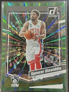 2023-24 Donruss SPENCER DINWIDDIE Green Laser #45 Nets NBA - Bild 1 von 1