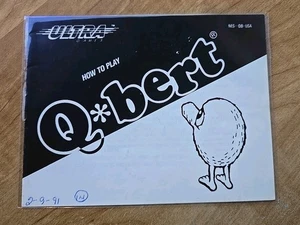 Nintendo NES Qbert Manual Only Ships Fast - Picture 1 of 2