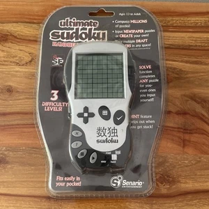 Scenari Ultimate Sudoku Elektronisches Spiel mit 3 Schwierigkeitsstufen Neu Versiegelt - Bild 1 von 10