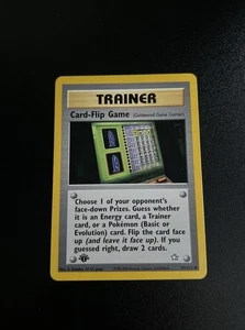 Pokémon Card Flip Game 92/111 1st Edition Neo Genesis Variant  - Picture 1 of 2