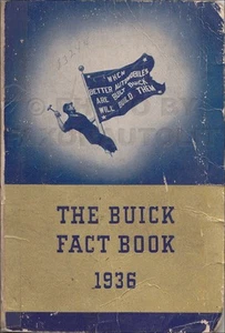 1936 Buick Facts Book Original Features Specifications - Picture 1 of 3