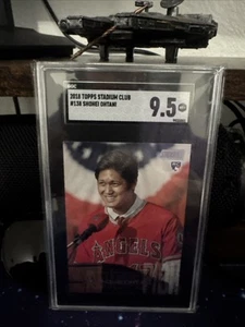 2018 Topps Stadium Club Baseball #138 Shohei Ohtani RC SGC 9.5 - Picture 1 of 2
