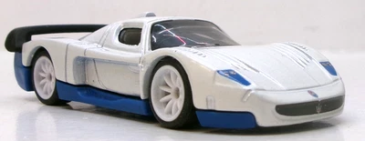 LOOSE 2025 MATCHBOX WHITE BLUE 2004 MASERATI MC12 WHEEL SWAP REAL RIDERS - Image 1 of 4